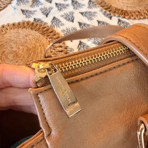 White Elm Gemini Convertible Backpack Almond - Picture 8 of 11